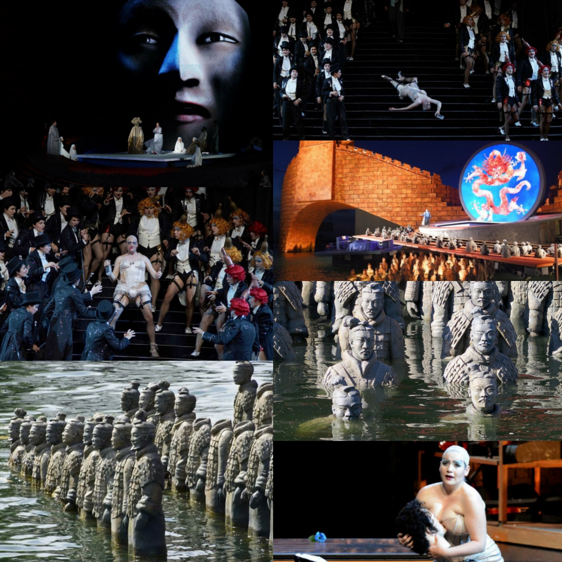 Abbildung: Collage - Bregenzer Festspiele 2015