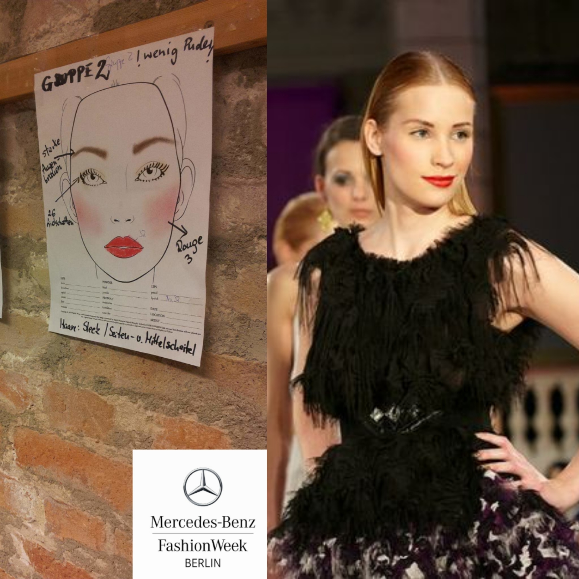 Abbildung: Collage - Mercedes Benz Fashion Week 2013